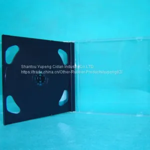 Коробка для CD, кейс для CD, чехол для CD 10,4 мм. Двойной квадрат с черным поддоном. Высокое качество по доступной цене thumbnail-1