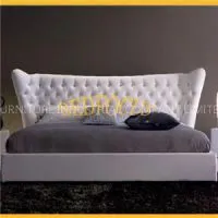 Contemporary Fabric Bed thumbnail-1