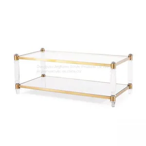 Best Selling Water Table Sofa Side Table Metal Frame Coffee Table thumbnail-2