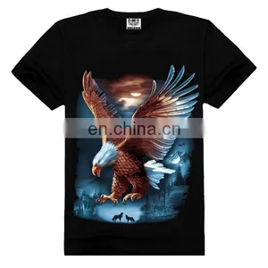 Eagle Print T-shirt,3d Printing T-shirt,t-shirt Custom Print thumbnail-1