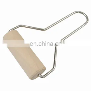 85mm Steel Handle Wooden Roller thumbnail-1