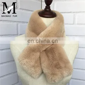 2016 Winter Women Real Rabbit Fur Scarf Wholesale / Scarf Factory China thumbnail-6