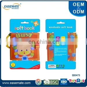Hot Sale Baby Educational Washable Cloth Book Toy thumbnail-1