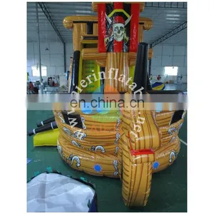 2017 Aier New Design Inflatable Slide Giant Pirate Ship Inflatable Slide for Adult thumbnail-1
