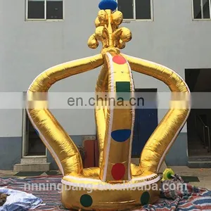 Customized Big Inflatable Gold Crownfor Parties thumbnail-1