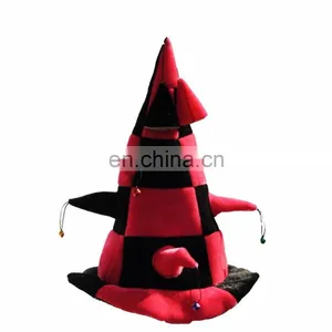 MCH-1011 Party Carnival Wholesale Custom Logo Foam Hats Funny Adult Jester Clown Hats With Horns for Adults thumbnail-4
