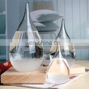 Creative Desktop Droplet Storm Glass Water Drop Weather Storm Forecast Predictor Monitors Bottle Barometer Ornaments Crafts Gift thumbnail-6