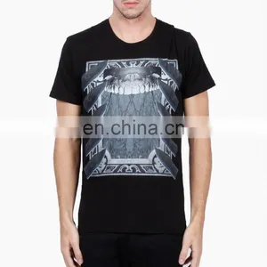 Discharge Printing Short Sleeve Mens Cotton t Shirts 2015 Cheap Custom Factory t Shirts thumbnail-3