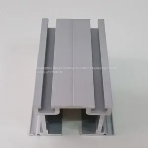 Black Anodized Powder Coating Office Partition Aluminum Extrusion Profiles thumbnail-5