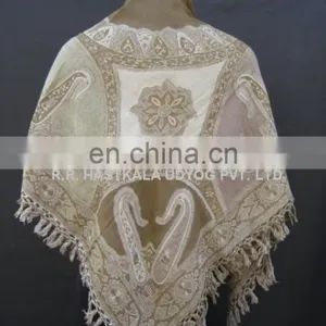 Pure Wool Jacquard Shawls/ Hijab thumbnail-1