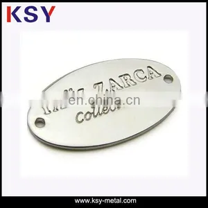 Hot Sell Custom Metal Clothing Label thumbnail-4