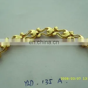 Shining Custom Metal Link Chain / Stainless Steel Ball Chain Link Closely thumbnail-3