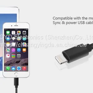 MFi Lightning Metal Nylon Braided Cable for Apple IPhone, IPad, With 8-pin Sync Data/Charging thumbnail-3