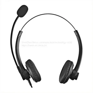 China Beien A26 RJ Telephone Call Center Headset Noise-cancelling Headset Customer Service Gaming Headset thumbnail-3