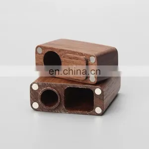 HQP-XJ16 HongQiang Wooden Custom Weed Smoking Cigarette Case Pipe Smoking Accessories Hitter Dugout thumbnail-4