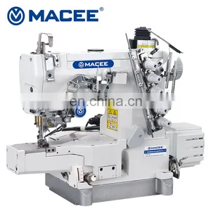 MC 600D-01CB/PUT-A DIRECT DRIVE HIGH-SPEED CYLINDER BED PNEUMATIC INTERLOCK SEWING MACHINE WITH AUTO-THREAD WIPE (UP) thumbnail-1