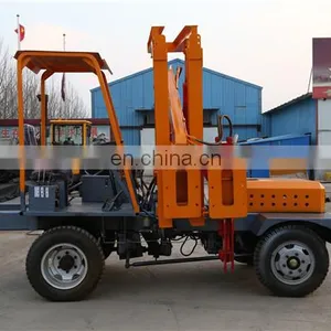 All-wheel-drive Pile Driving and Soil Drilling Machine for Concrete/ Soil Floor thumbnail-5