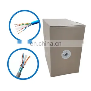 Best Price Communication Cables Network Ethernet Cable Outdoor Indoor Utp 305M Roll Cat6 Cable Price thumbnail-3