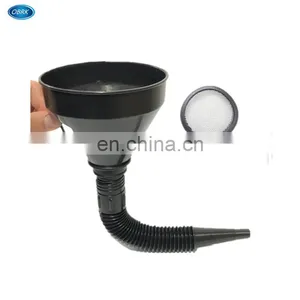 Universal Plastic Filling Funnel With Soft Pipe/Motorcycle Car Filter Plastic Funnel thumbnail-1