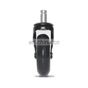 Low Noise Easy Fast Install Office Furniture PU Castor Roller Wheel thumbnail-2