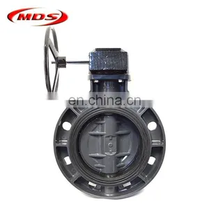 2 Inch Pvc Plastic Spring Loaded Butterfly Ball Valve thumbnail-6
