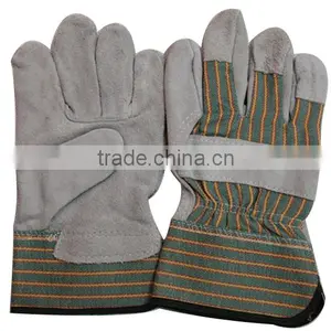 STRAPE COLORED Cow Split Leather Glove, FULL PALM thumbnail-1