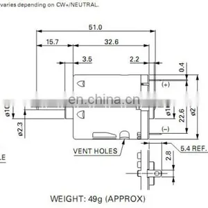 dc Motor 365 Refrigerator RS-360SA-11520 thumbnail-2