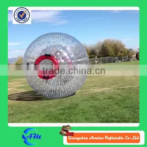 Factory Outdoor Attractive Promotional Football Inflatable Body Zorb Ball for Kids thumbnail-1