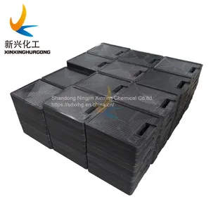 Base Block Crane Foot Pad With Machined Logo and Rough Anti-slip Surface thumbnail-1