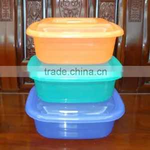 Popular Plastic Food Storage Container / Rectangular Basin With Cover thumbnail-3