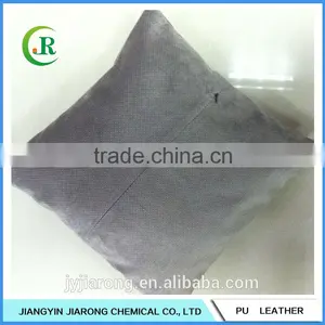 Embroidery Faux Leather Couch Cushion thumbnail-4