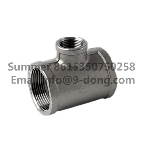 Stainless Steel 201 304 Pipe Tee Fitting SUS Female Threads Tee Water Plumbing Pipe Equal Tee Fitting thumbnail-4