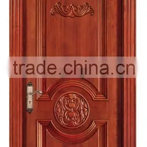 China Top Door Factory Luxury High Quality Cheap Door Wooden Door thumbnail-1