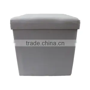 Yes Folded Brown Folding Storage Ottoman thumbnail-6