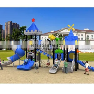 Kids Outdoor Plastic Large Playground Equipment Children Outdoor Playground thumbnail-1