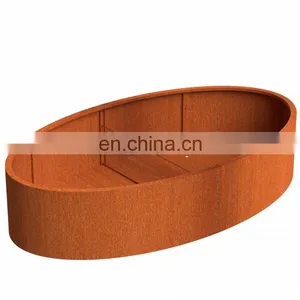 Sheet Garden Edging Corten Steel Coated Wear Resistant Steel Boiler Plate 5 Tons Black thumbnail-1