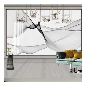 Wholesale 3D 5D 8D Flower Design Vinyl Wallpaper Wall Murals Dropshipping thumbnail-1