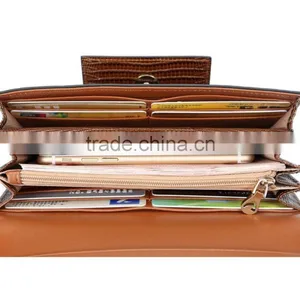 High Grade Lizard Wallet High Capacity Cow Leather Long Style Wallet Multi Bags Purse Male Fashion Women Money Bag thumbnail-6