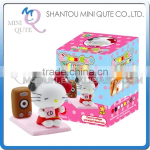 Mini Qute Bonnie Kawaii Girl Gift Music Hello Kitty DIY Cartoon Model Building Block Plasticine Clay Educational Toy NO.BN9996-1 thumbnail-1
