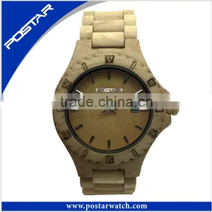 2016 Most Fashion Wood Wrist Watch for Men Women thumbnail-1