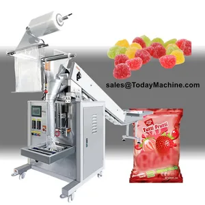 Chain Bucket Type Manual Filling Cake Corn Puffs Snacks Bag Packing Machine thumbnail-1