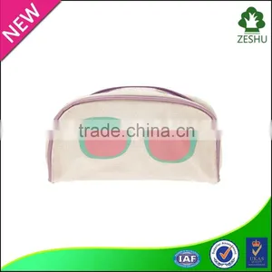 Cute Glasses Pattern Woman Wallet Case thumbnail-1
