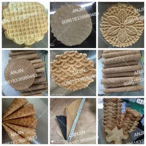 Electric Semi-automatic Italian Pizzelle Cookies Making Machine Pizzelle Baking Machine thumbnail-2