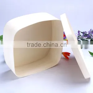 Natural Round Shape Mini Wooden Bark Box Wood Cheese Box Wholesale thumbnail-5