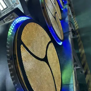 LED Vintage Retro Par Can Light With 3-Zone Segmented Halo Ring (200W COB 1600K) thumbnail-4