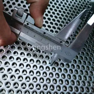 Custom Powder-coated Hexagonal Perforated Metal Speaker Grille, Outdoor Speaker, Honeycomb Metal Speaker Grille thumbnail-3