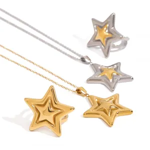 Custom Stainless Steel Necklace - 18K Gold PVD & Hypoallergenic For Sensitive Skin thumbnail-5