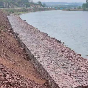 Riverbank Gabion Cage, Wire Diameter 2.7, Material: 10% Aluminum-zinc Alloy + Rare Earth Elements, Hexagonal Mesh thumbnail-4