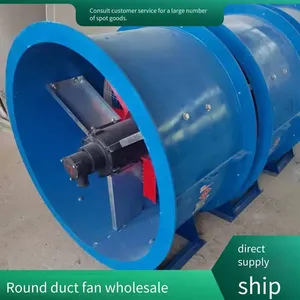 4kw Axial Flow Ventilator, Frp Anti-corrosion Fiberglass Fan, Low Noise and High Air Volume Axial Fan thumbnail-2