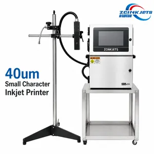 ZCINKJETS 40um High Resolution Continuous Inkjet Printer Small Character Coding Machine for Fine Date Batch Printing thumbnail-1